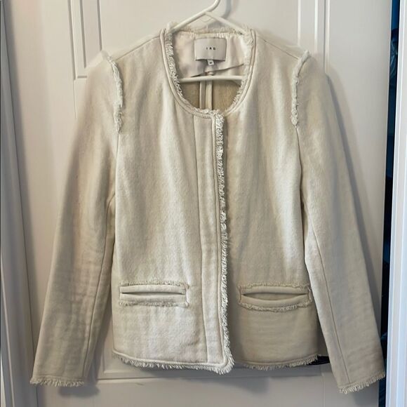 IRO Anglet Ivory Women's Jacket - Picture 1 of 7